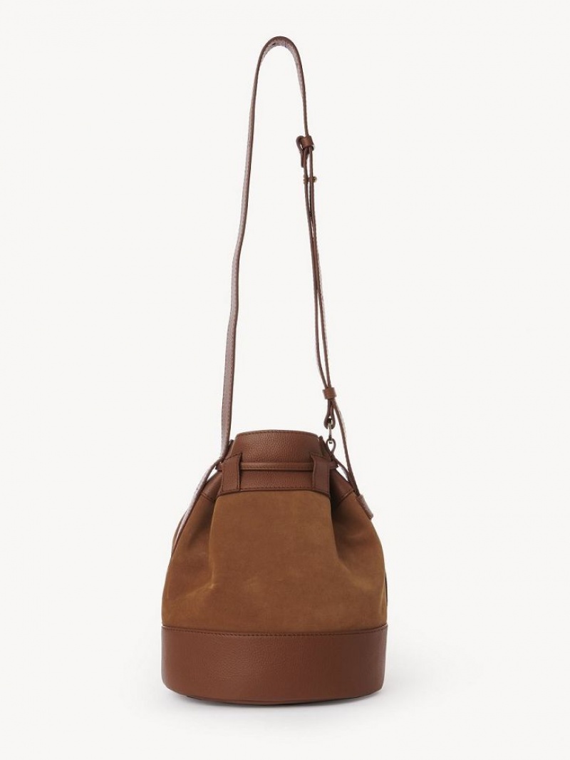 Mini Sacs Chloe Vicki Bucket Marron | CHE-SR14737