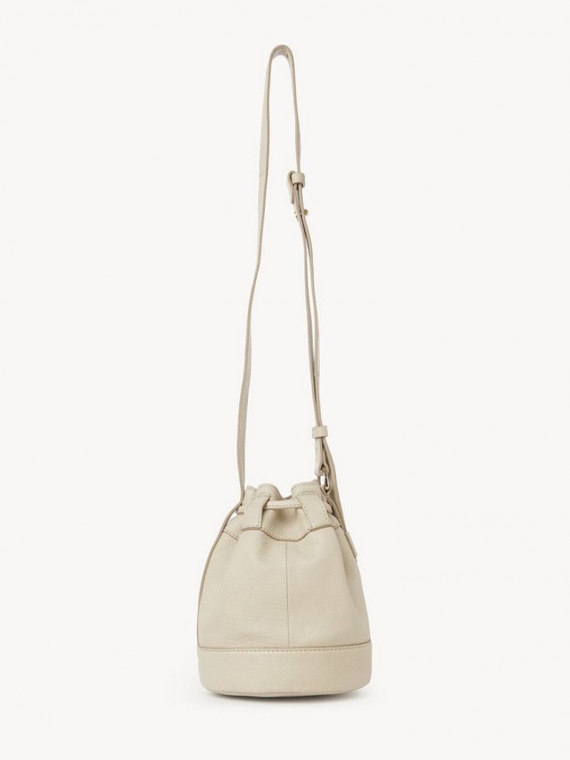 Mini Sacs Chloe Vicki Small Bucket Beige | CHE-SR14749