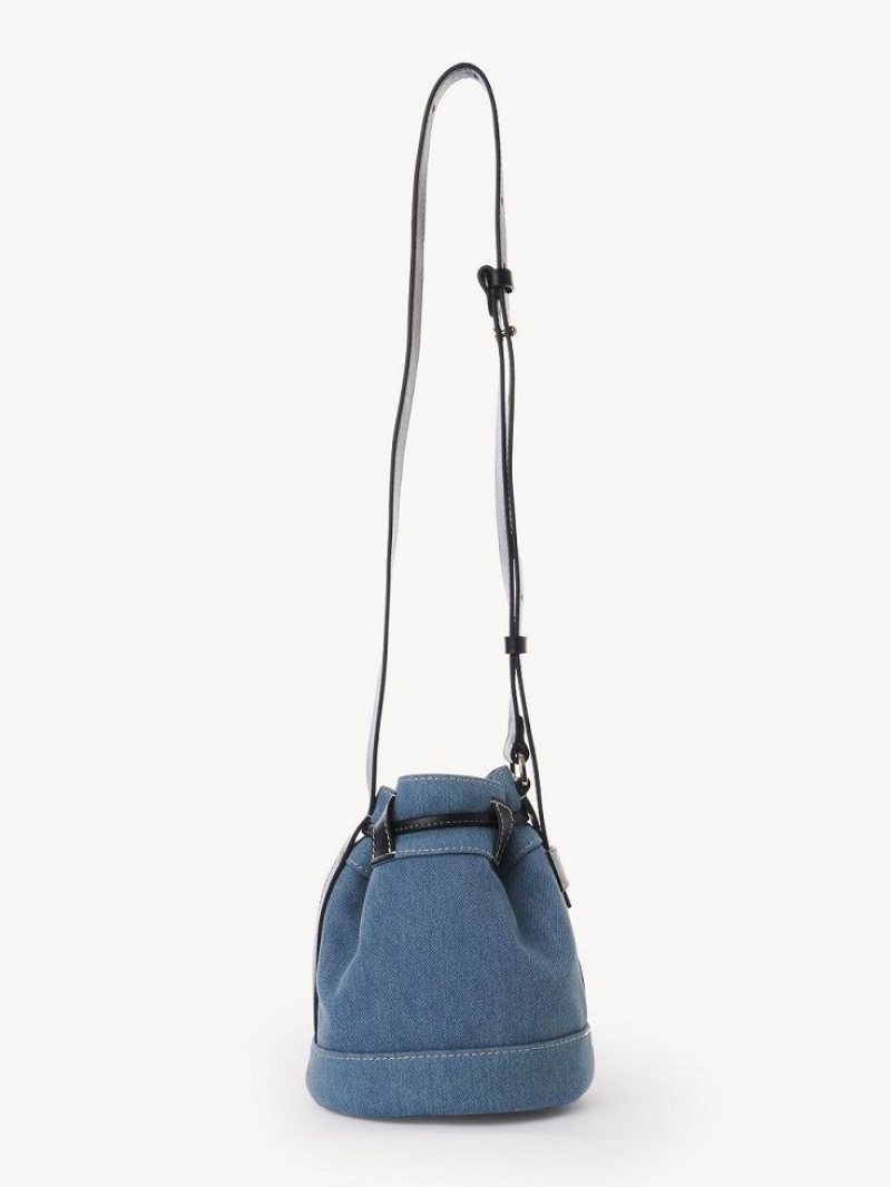 Mini Sacs Chloe Vicki Small Bucket Bleu | CHE-SR14748