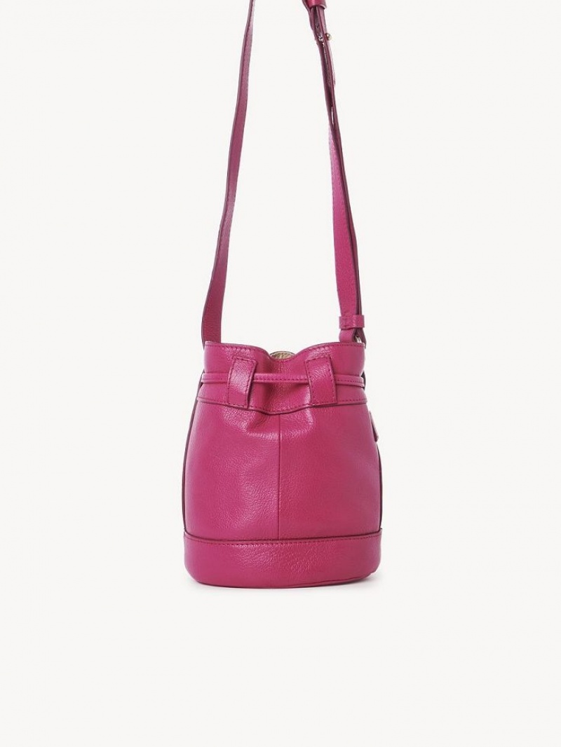 Mini Sacs Chloe Vicki Small Bucket Rose | CHE-SR14746