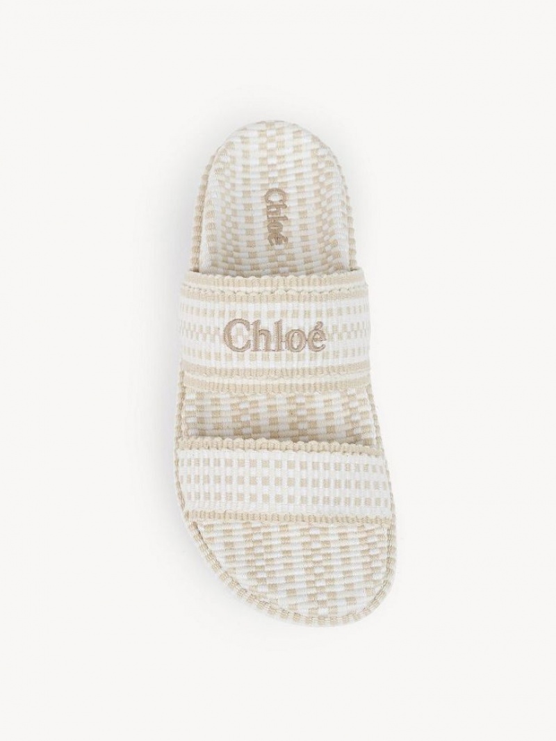 Mule Chloe Rori Plates Blanche | CHE-SR14136