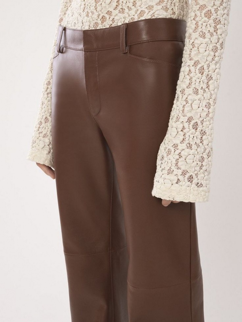 Pantalon Chloe Low-waist Flare Cafe | CHE-SR14021