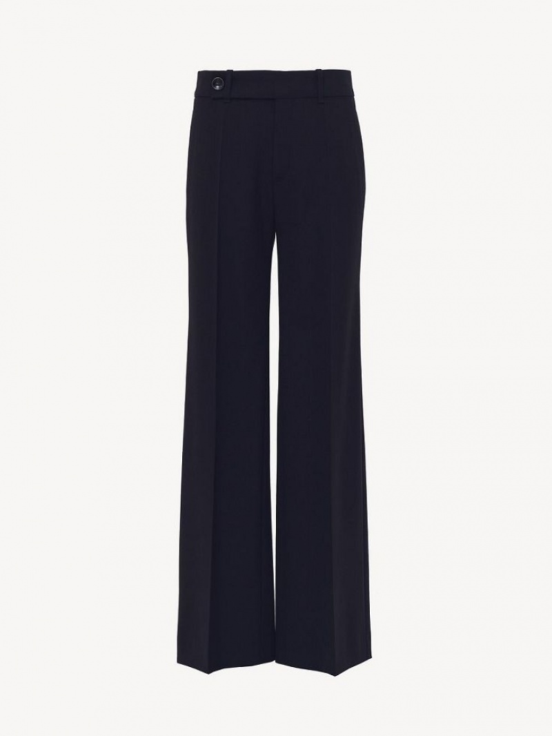 Pantalon Chloe Signature Droit Bleu | CHE-SR13981