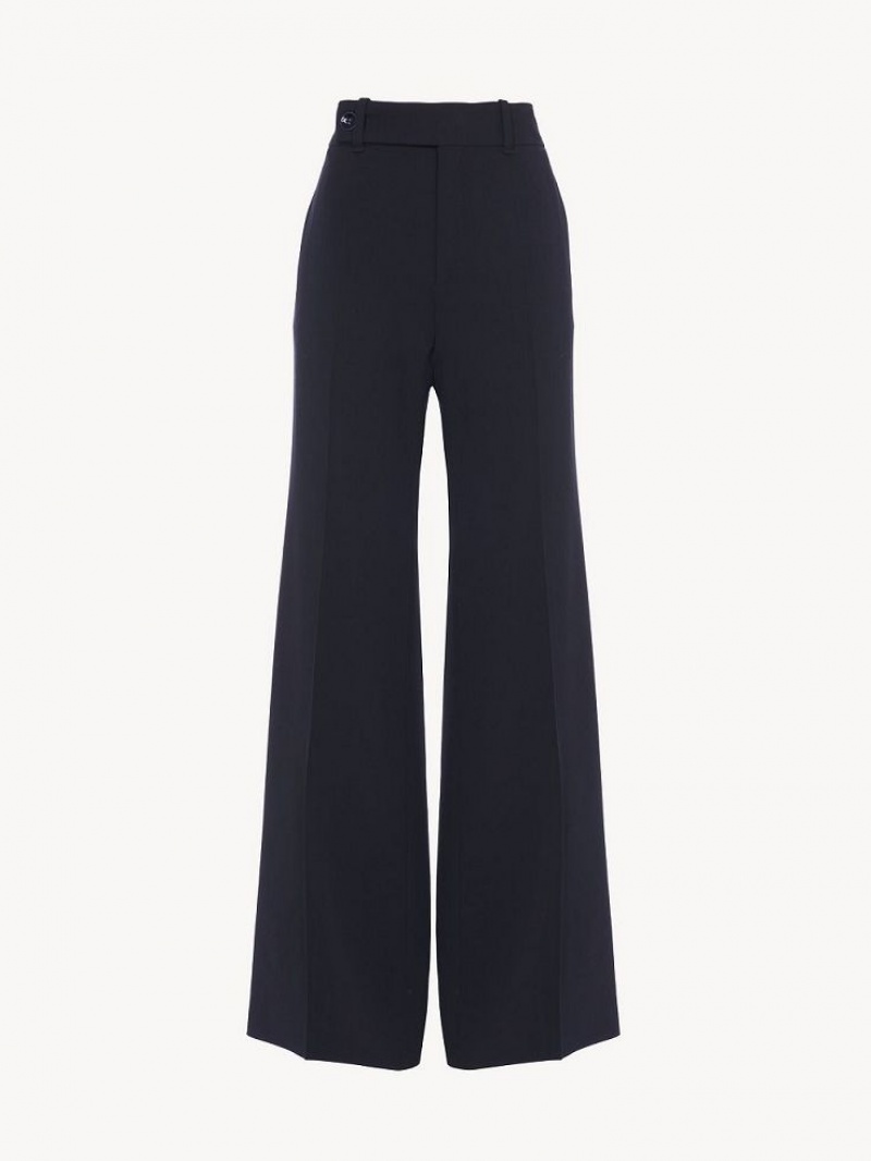 Pantalon Chloe Signature Droit Bleu | CHE-SR14025