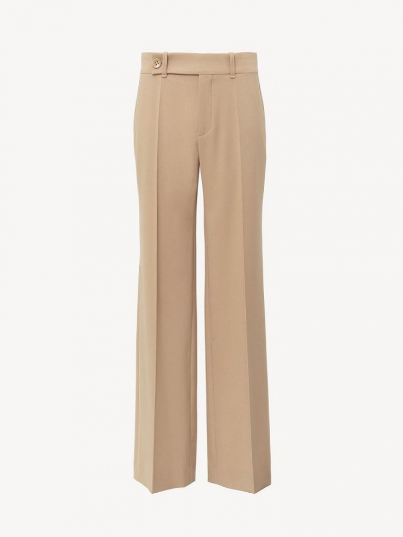 Pantalon Chloe Signature Droit Marron | CHE-SR13998