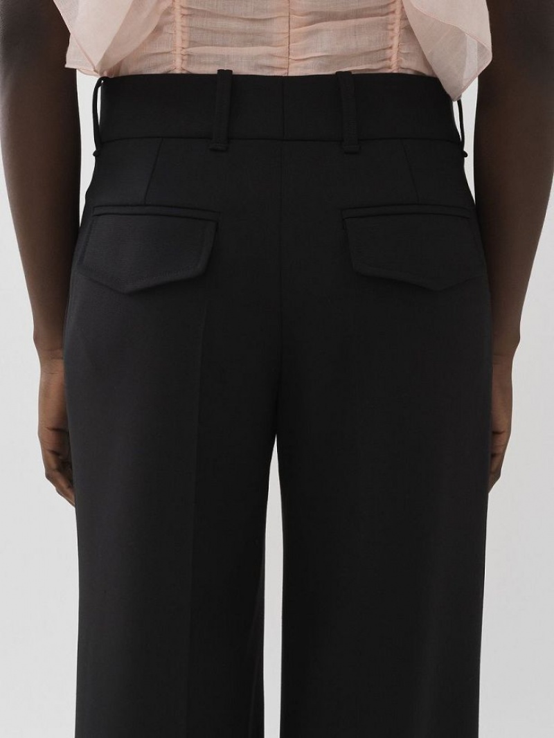 Pantalon Chloe Signature Droit Noir | CHE-SR13999