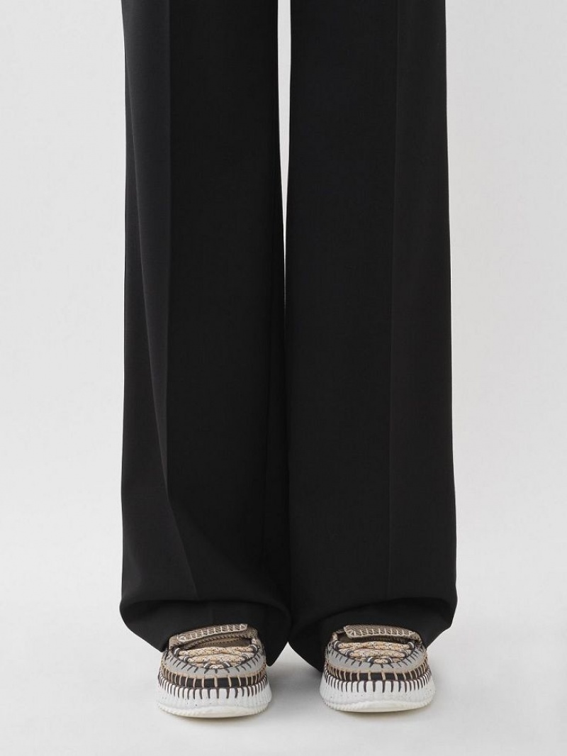 Pantalon Chloe Signature Droit Noir | CHE-SR13999