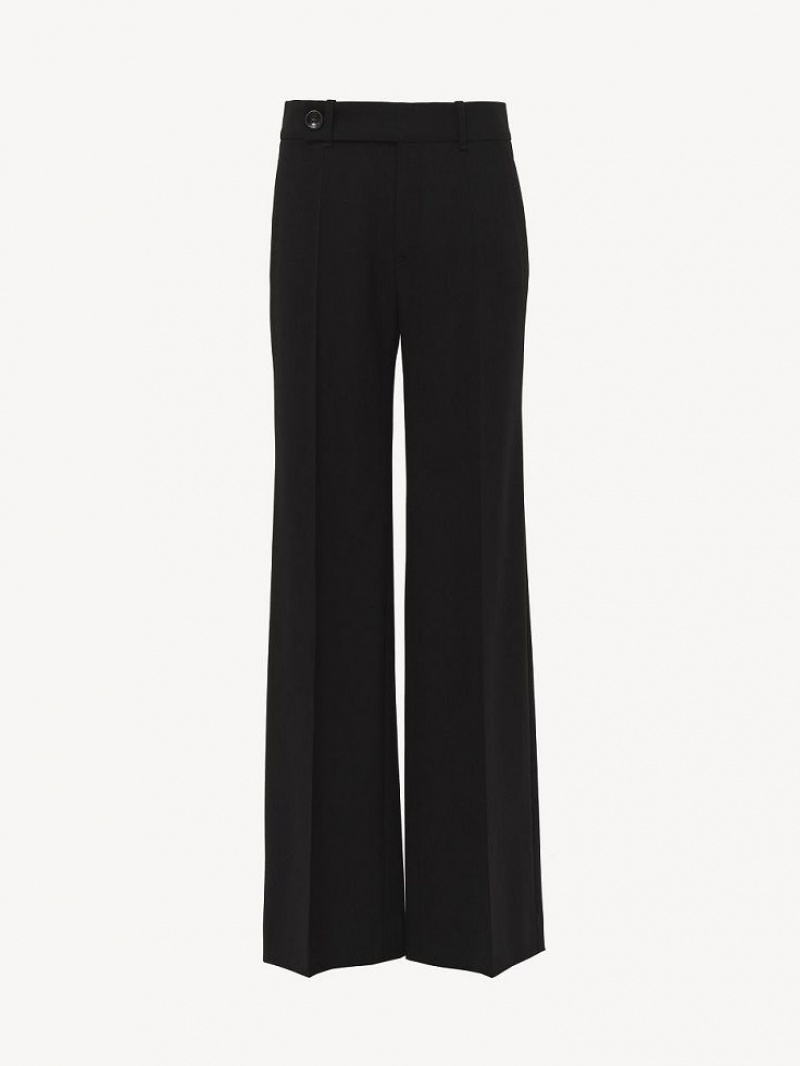 Pantalon Chloe Signature Droit Noir | CHE-SR13999