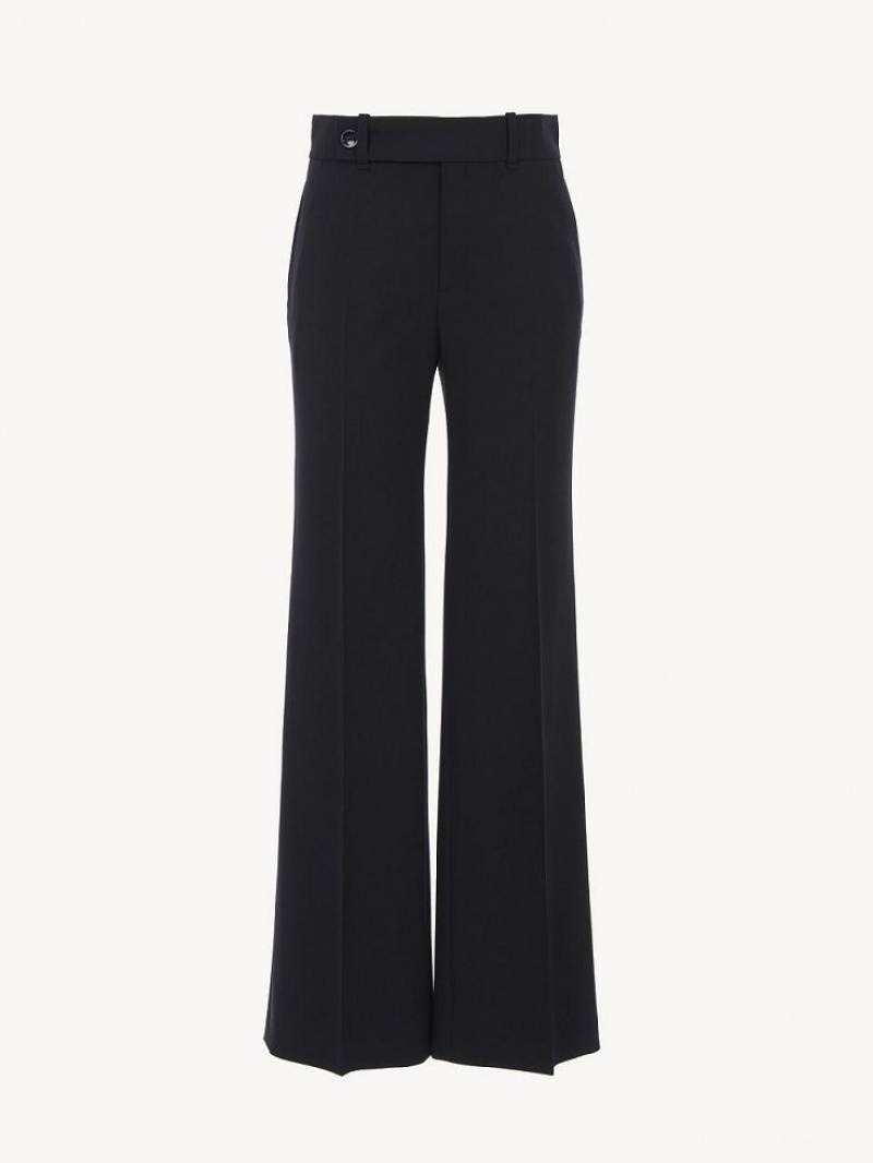 Pantalon Chloe Signature Flared Bleu | CHE-SR13969