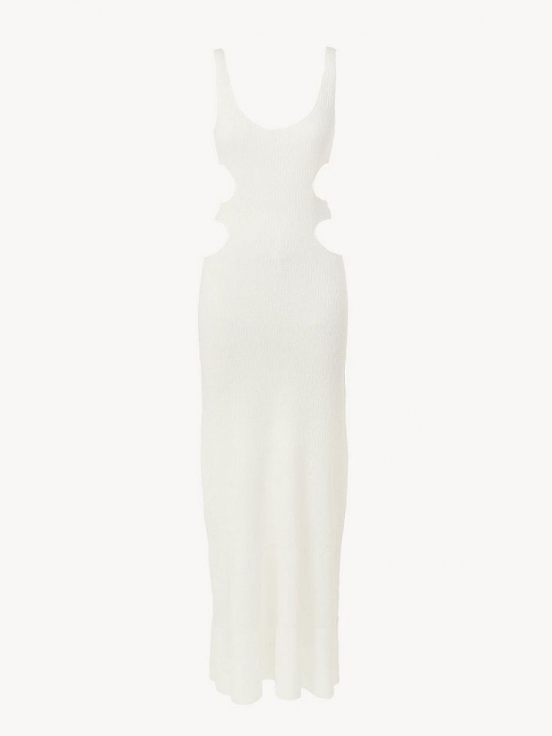 Peignoir Chloe Long Tank Blanche | CHE-SR13834