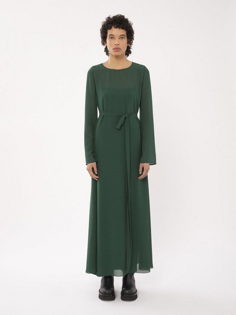 Peignoir Chloe Long Tunic Vert Foncé | CHE-SR13864