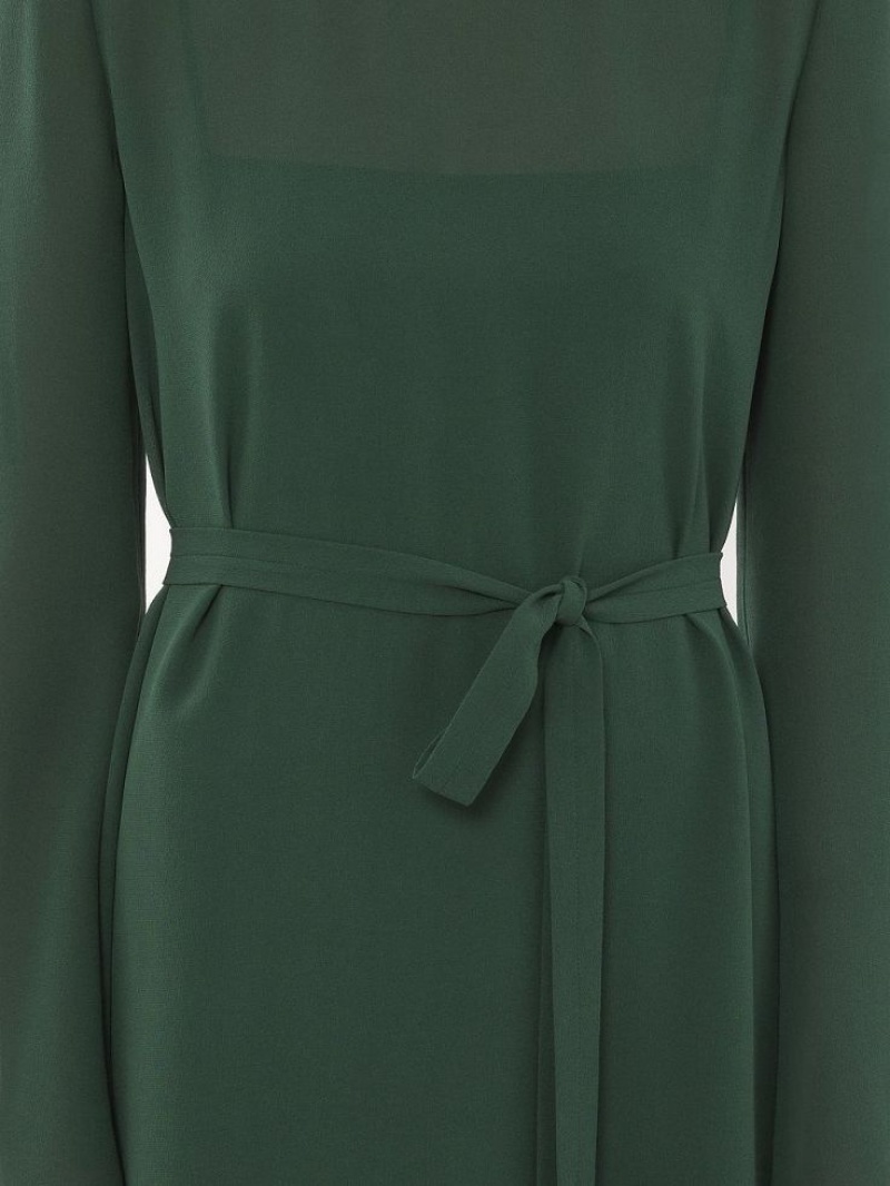 Peignoir Chloe Long Tunic Vert Foncé | CHE-SR13864