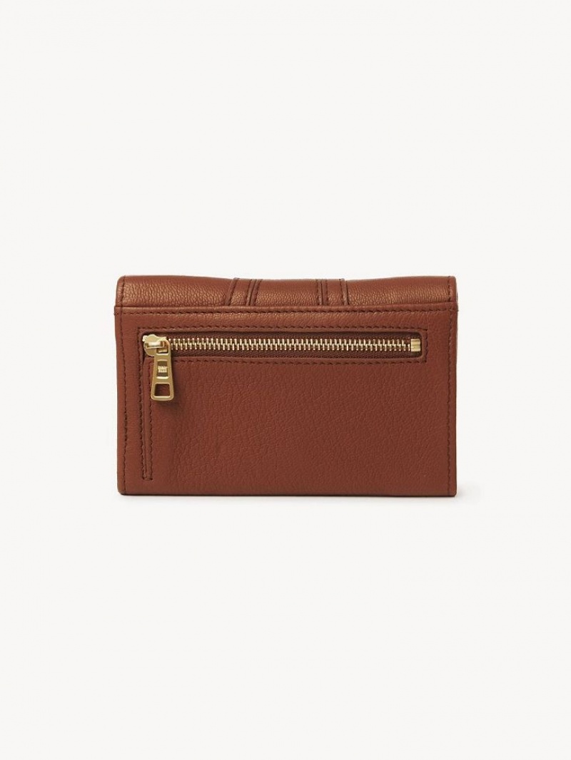 Petits Portefeuilles Chloe Hana Marron | CHE-SR14905