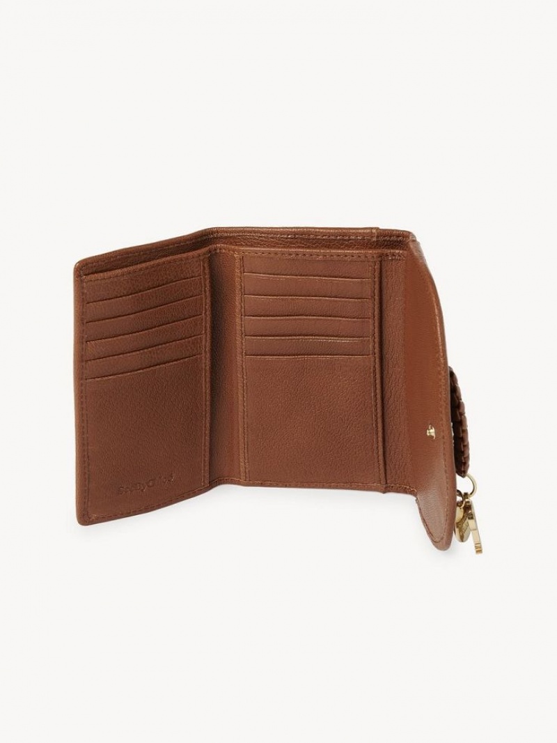 Petits Portefeuilles Chloe Hana Marron | CHE-SR14905