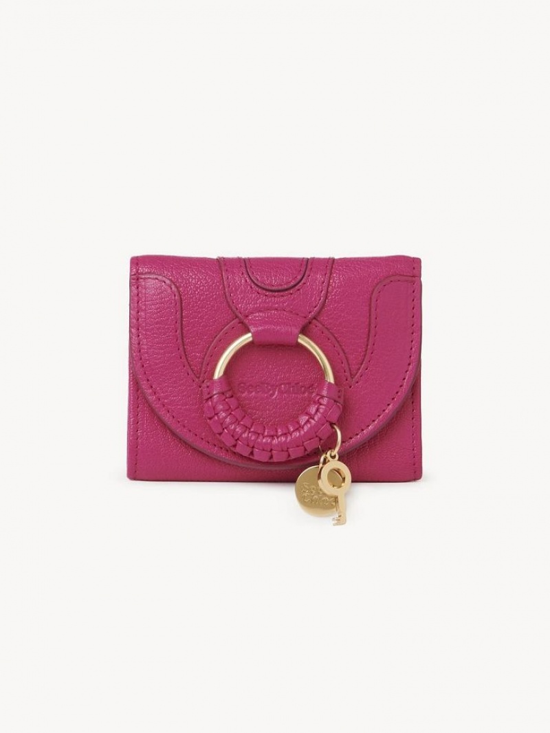 Petits Portefeuilles Chloe Hana Tri Fold Rose | CHE-SR14895