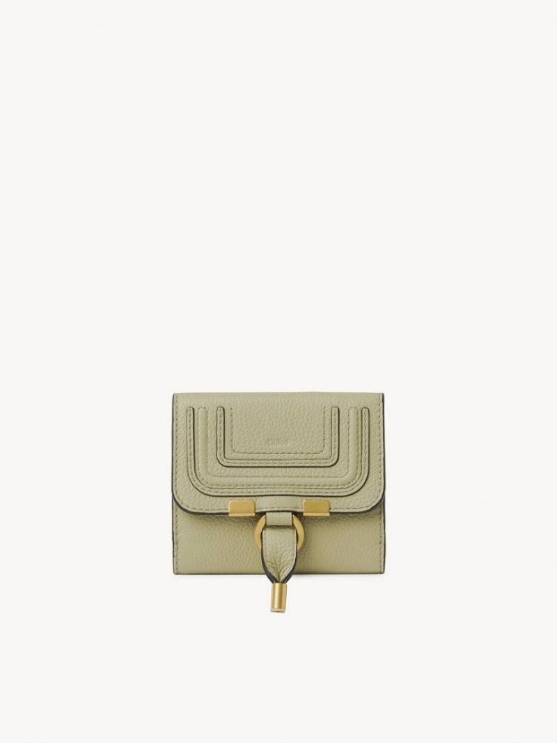 Petits Portefeuilles Chloe Marcie Square Vert | CHE-SR14279