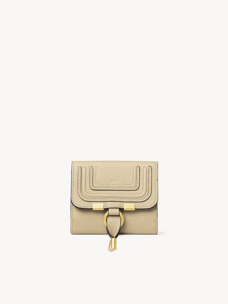 Petits Portefeuilles Chloe Marcie Square Beige | CHE-SR14280