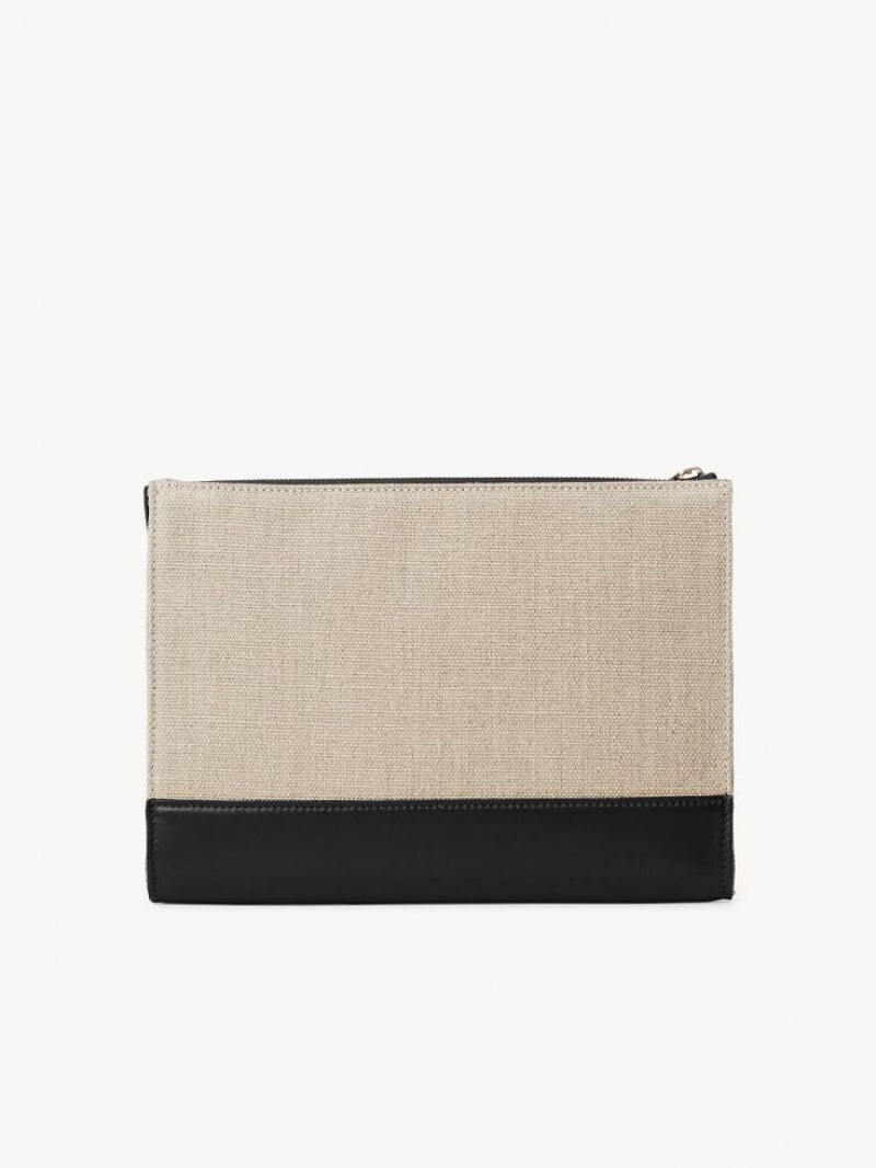 Pochettes Chloe Sense Zippered Noir | CHE-SR14328