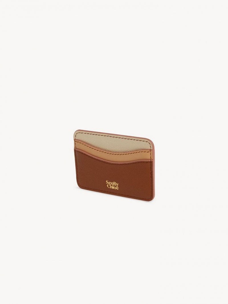 Porte-Carte Chloe Layers Marron | CHE-SR14931