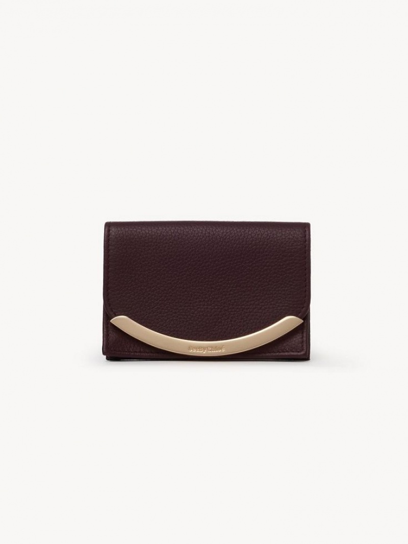 Porte-Carte Chloe Lizzie Bordeaux | CHE-SR14930