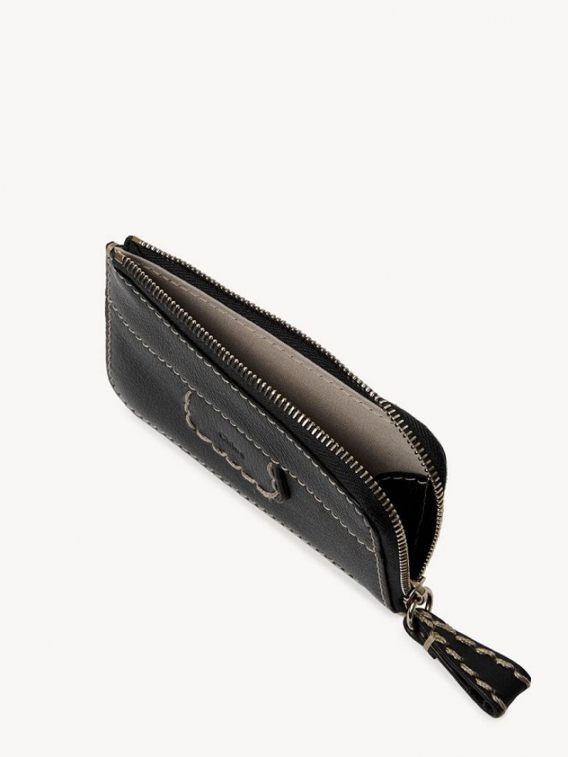 Porte-Monnaie Chloe Edith Small Noir | CHE-SR14313