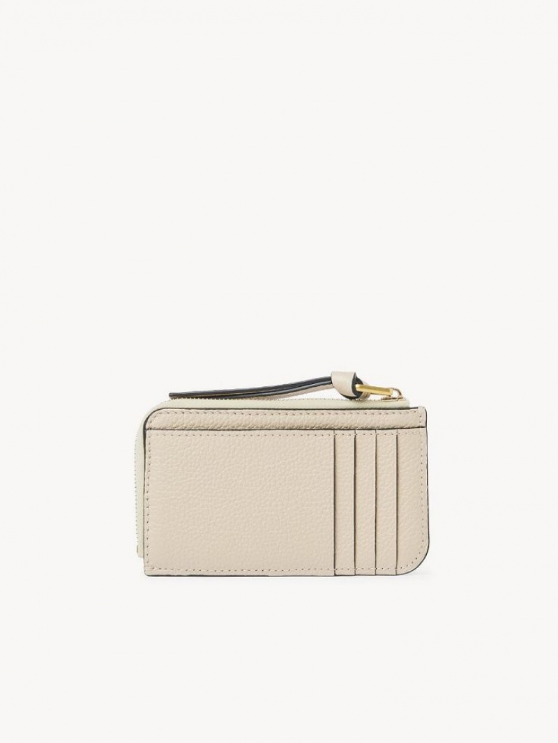 Porte-Monnaie Chloe Marcie Small Beige | CHE-SR14318