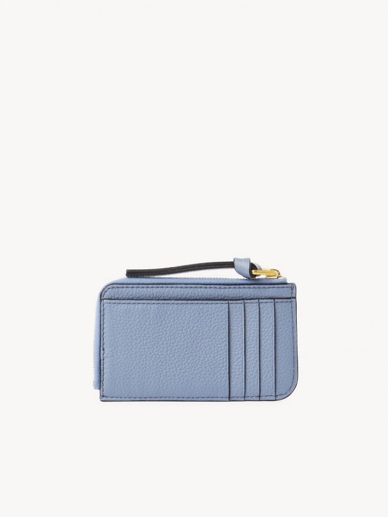 Porte-Monnaie Chloe Marcie Small Bleu Foncé | CHE-SR14314