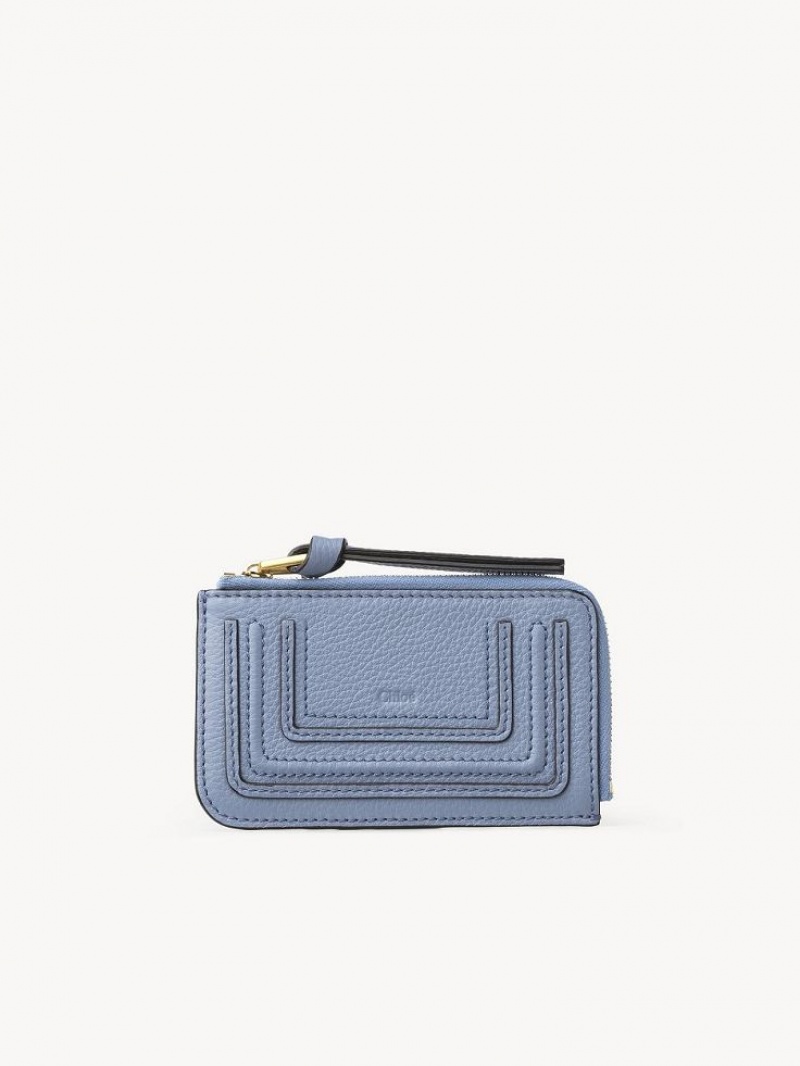 Porte-Monnaie Chloe Marcie Small Bleu Foncé | CHE-SR14314