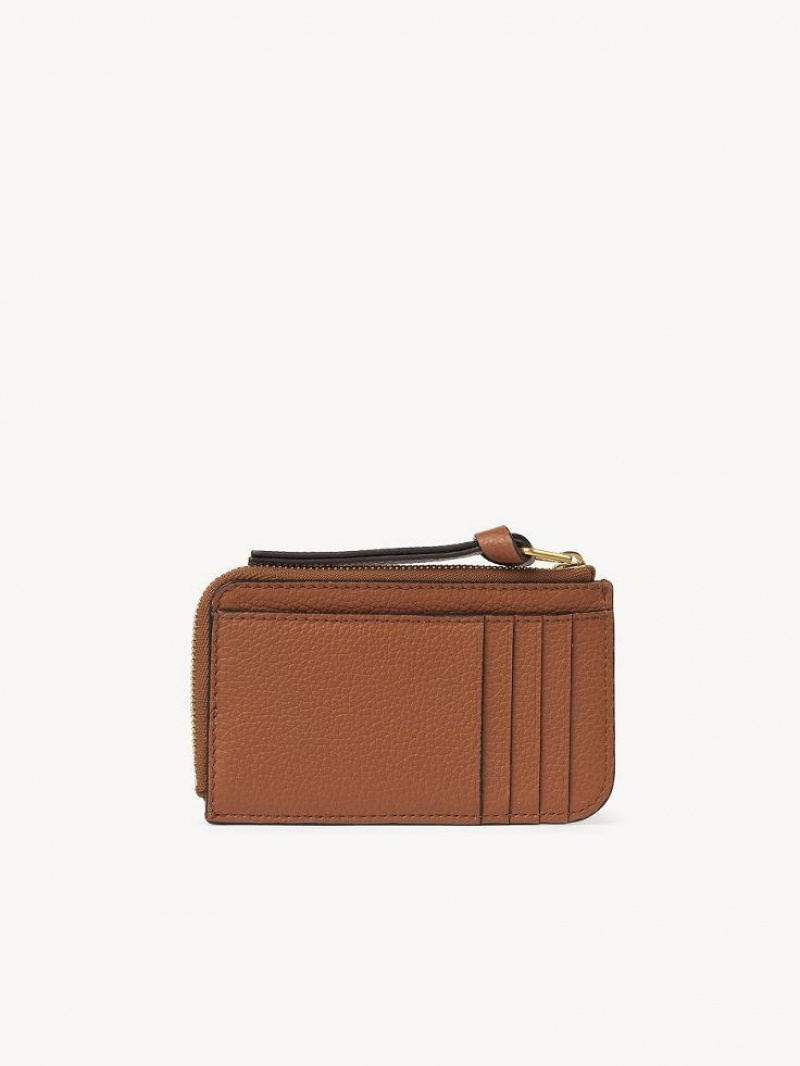 Porte-Monnaie Chloe Marcie Small Marron | CHE-SR14317