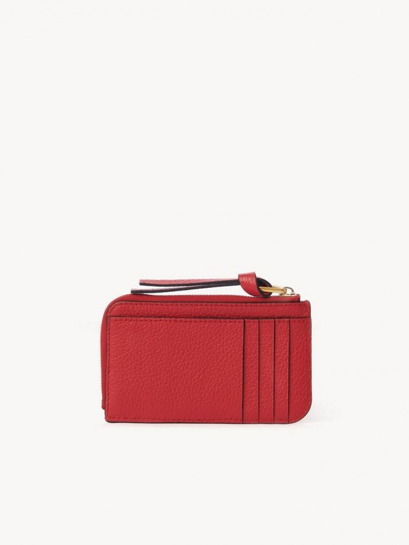 Porte-Monnaie Chloe Marcie Small Rouge | CHE-SR14316