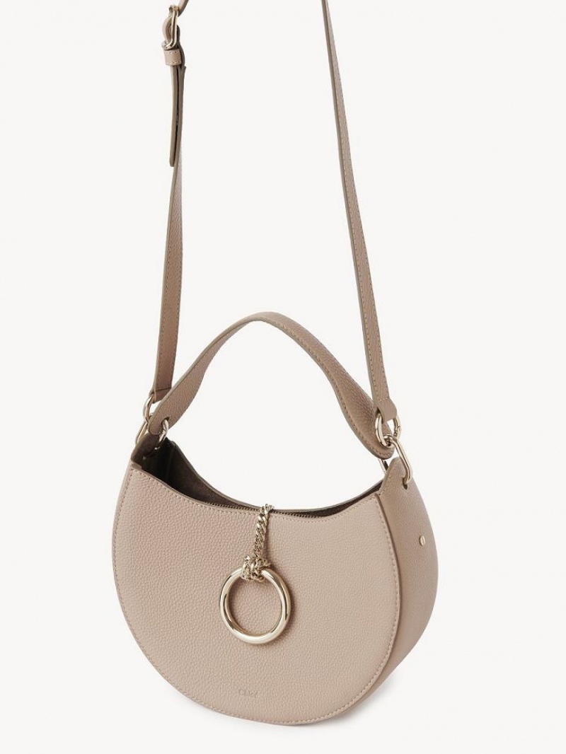 Sacs Crossbody Chloe Arlène Small Hobo Beige | CHE-SR13575