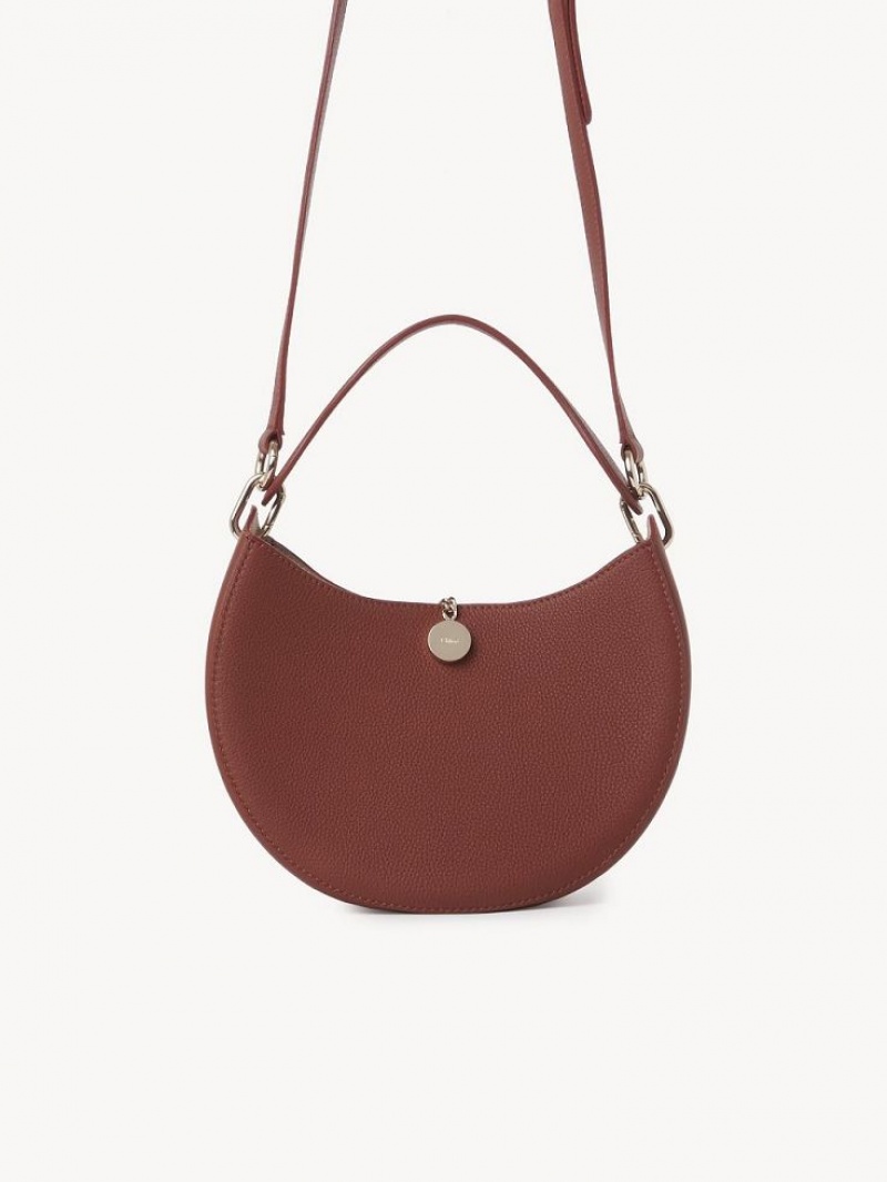 Sacs Crossbody Chloe Arlène Small Hobo Marron | CHE-SR13604