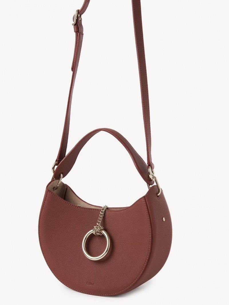 Sacs Crossbody Chloe Arlène Small Hobo Marron | CHE-SR13604