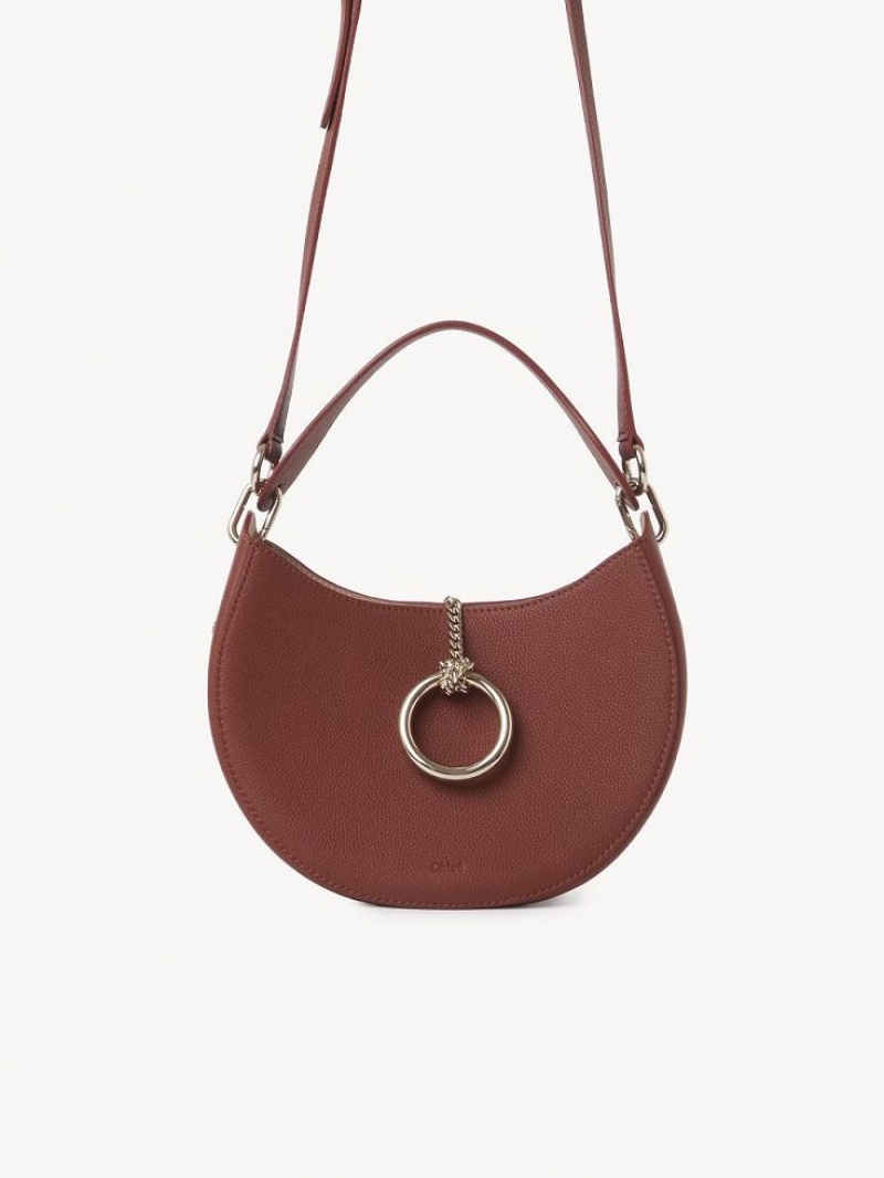 Sacs Crossbody Chloe Arlène Small Hobo Marron | CHE-SR13604