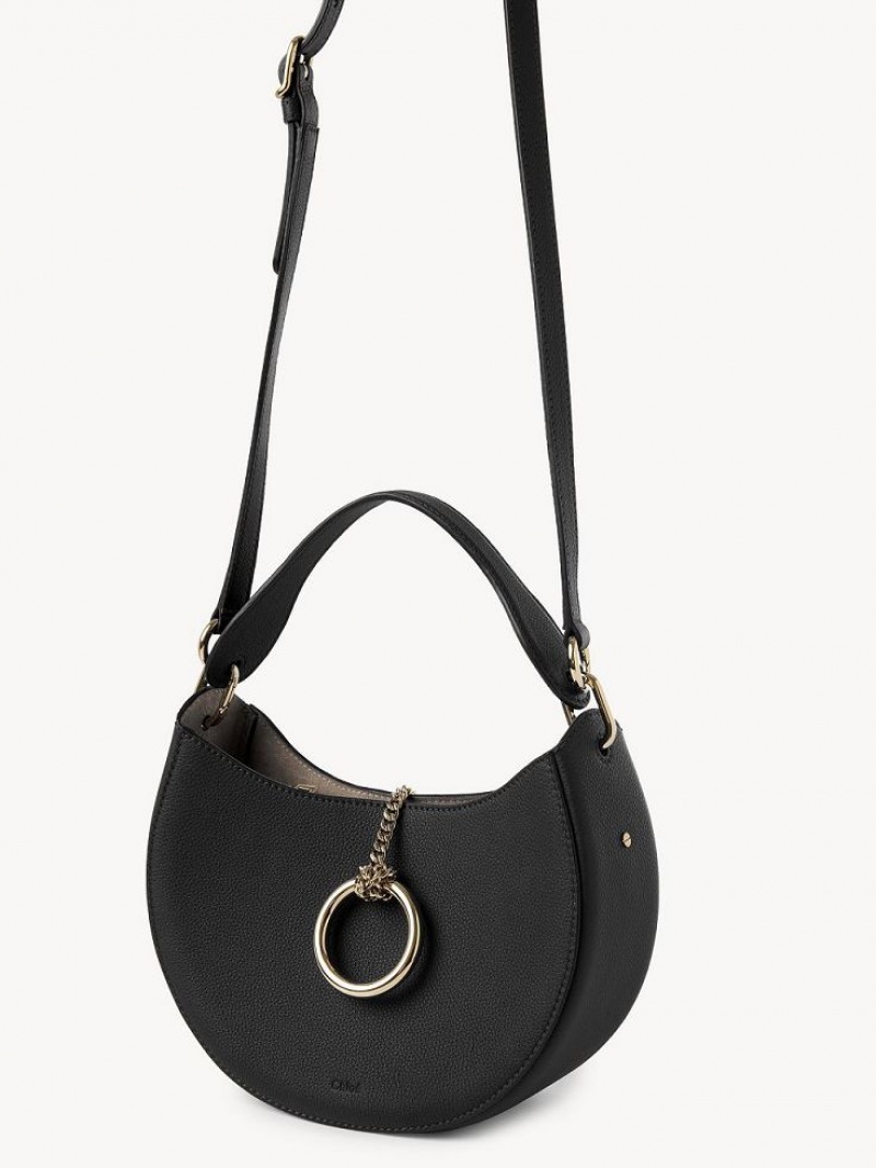 Sacs Crossbody Chloe Arlène Small Hobo Noir | CHE-SR13605