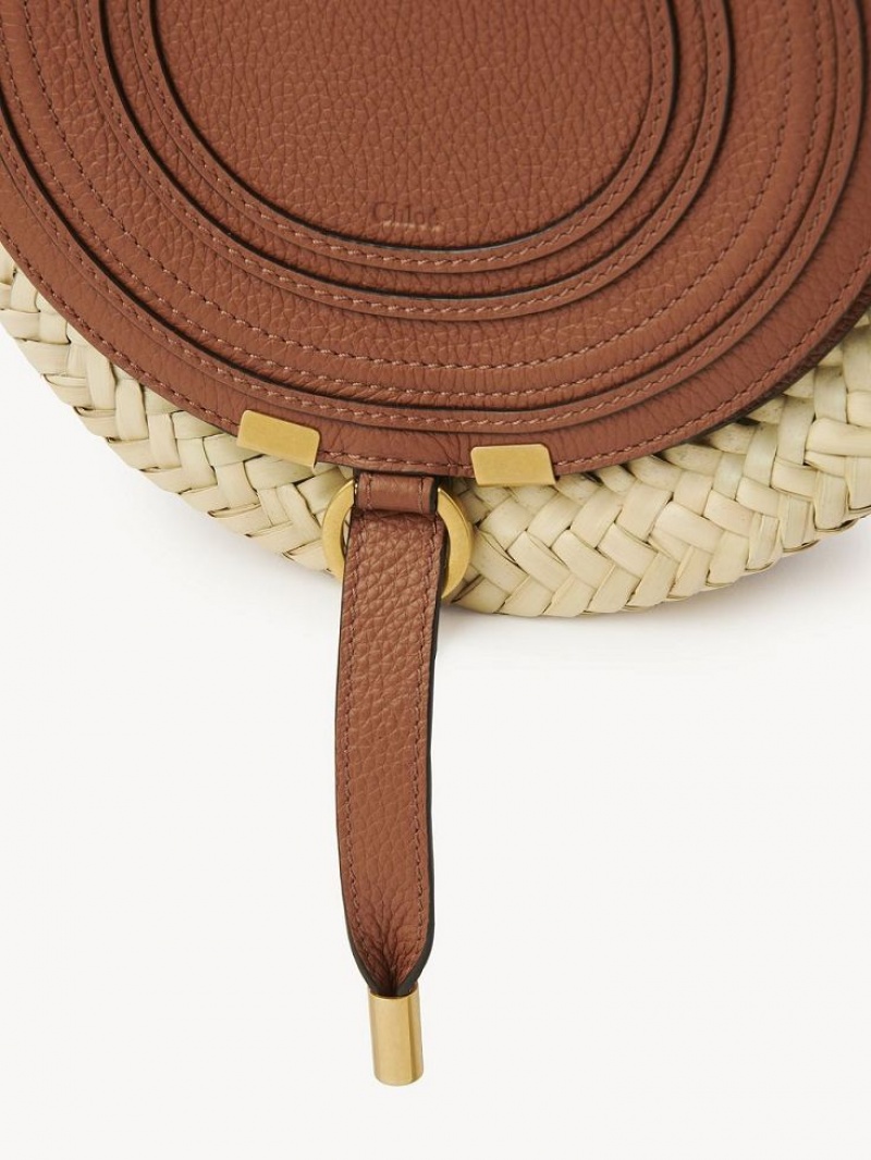 Sacs Crossbody Chloe Marcie Basket Marron | CHE-SR13478