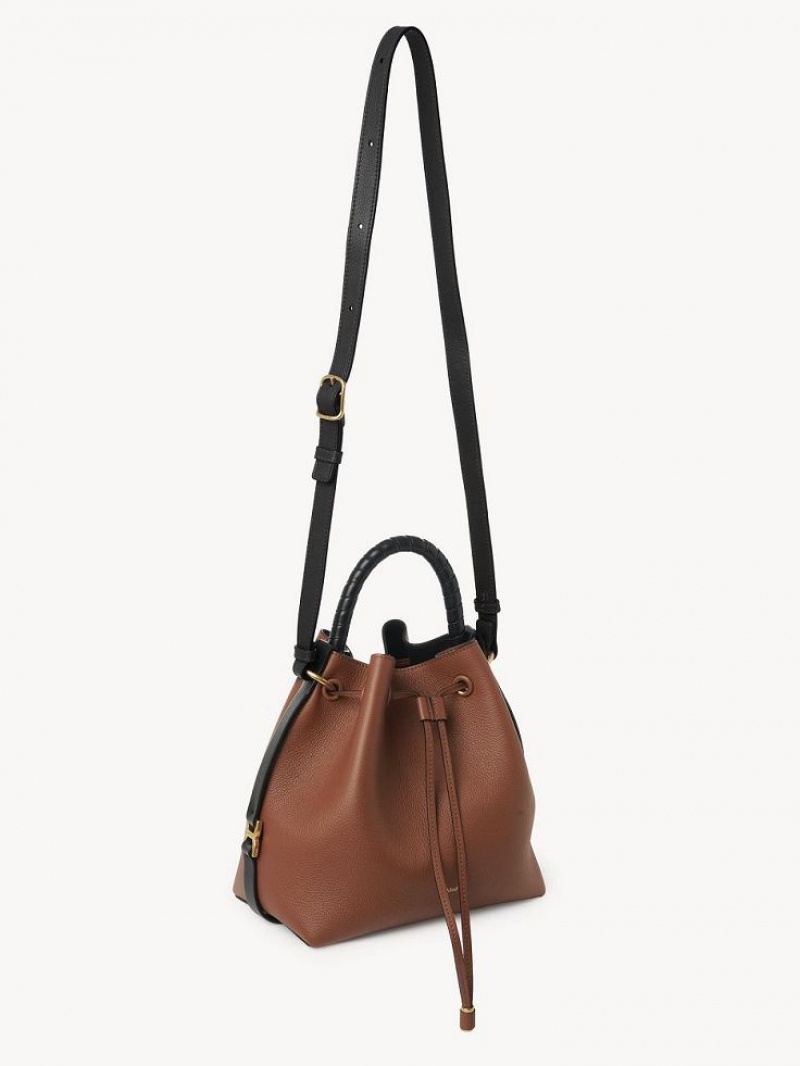 Sacs Crossbody Chloe Marcie Bucket Marron | CHE-SR13614