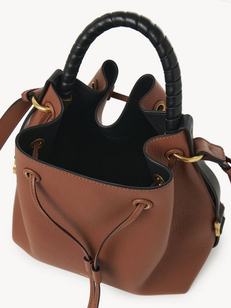 Sacs Crossbody Chloe Marcie Bucket Marron | CHE-SR13614