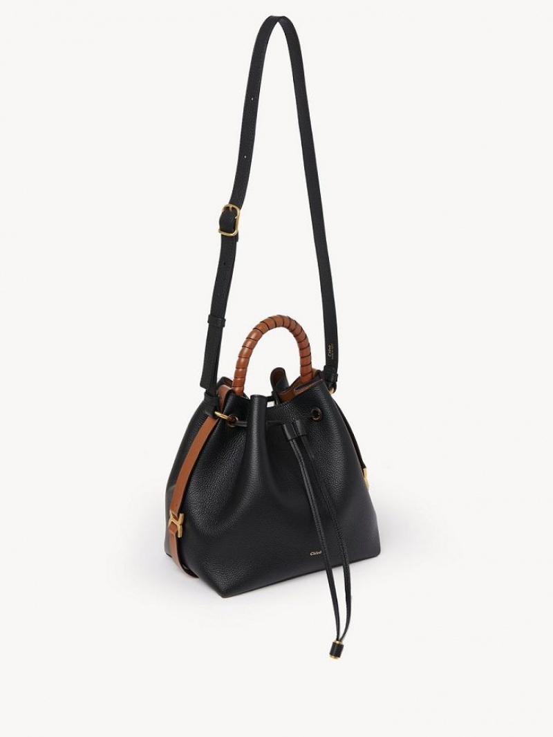 Sacs Crossbody Chloe Marcie Bucket Noir | CHE-SR13590