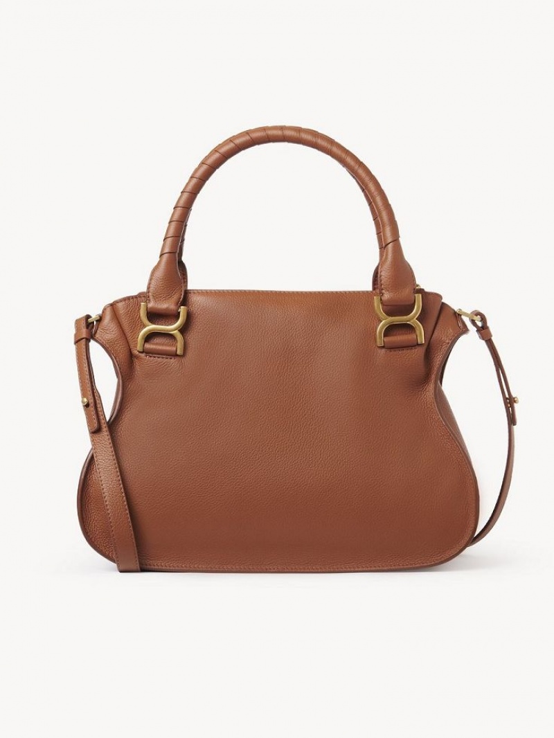 Sacs Crossbody Chloe Marcie Double Carry Marron | CHE-SR13472