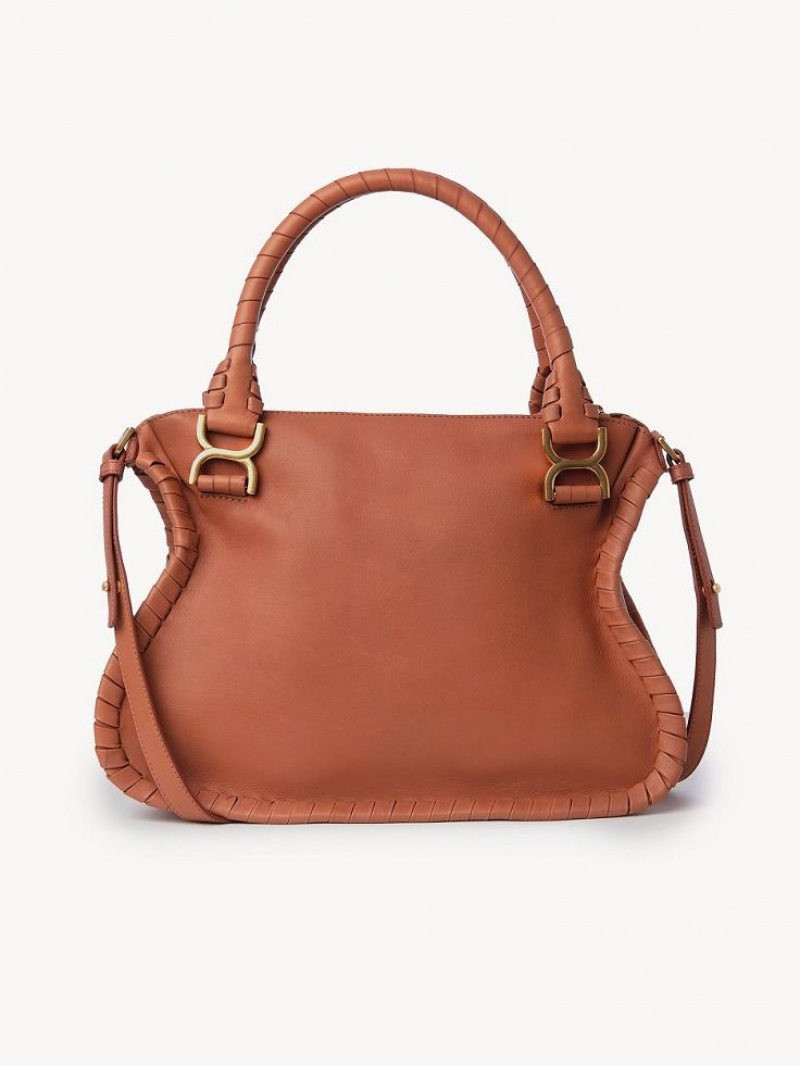 Sacs Crossbody Chloe Marcie Double Carry Orange | CHE-SR13480