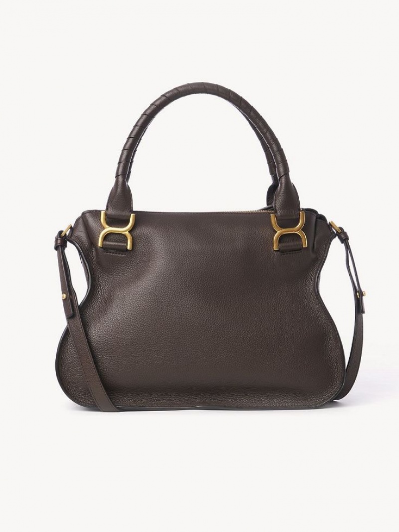 Sacs Crossbody Chloe Marcie Double Carry Marron | CHE-SR13493