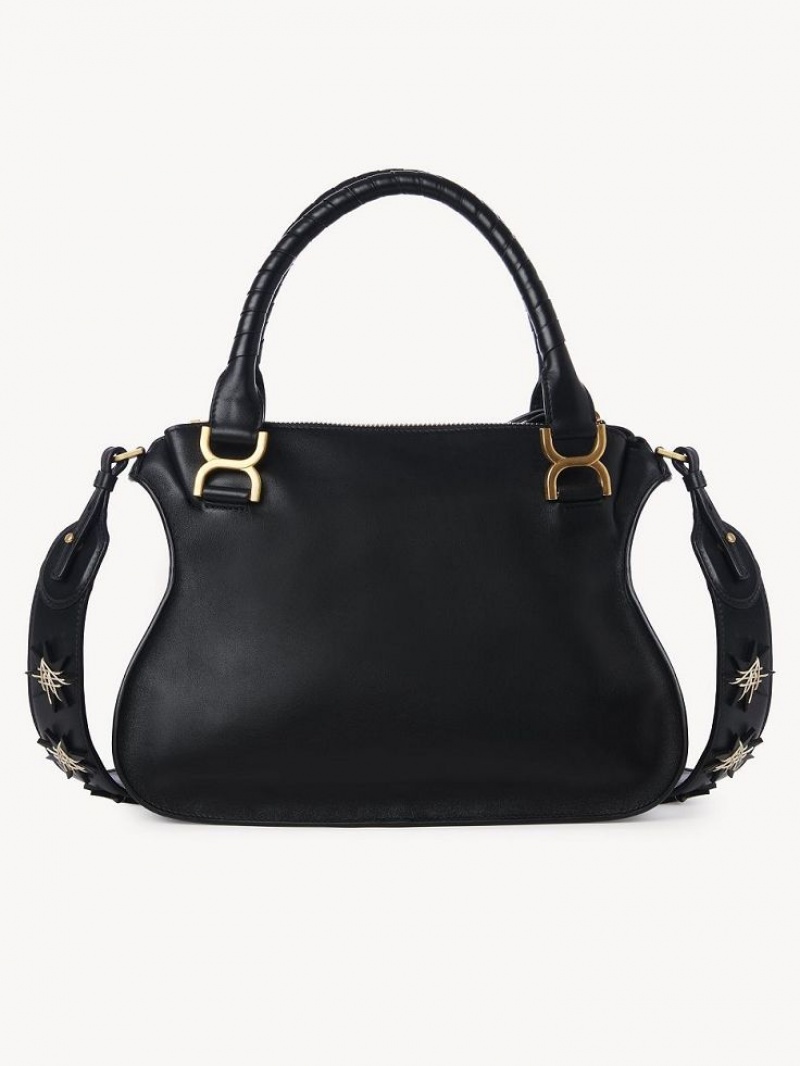 Sacs Crossbody Chloe Marcie Double Carry Noir | CHE-SR13499