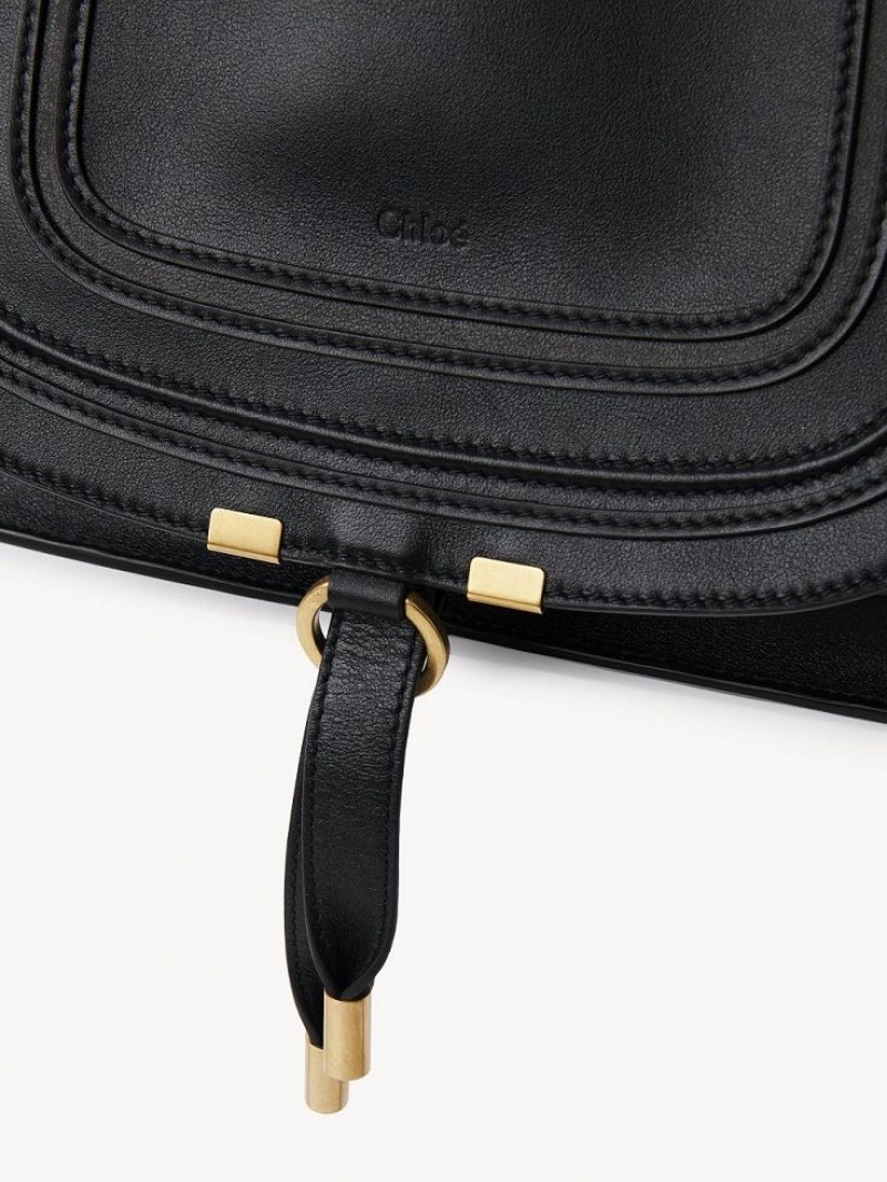 Sacs Crossbody Chloe Marcie Double Carry Noir | CHE-SR13499