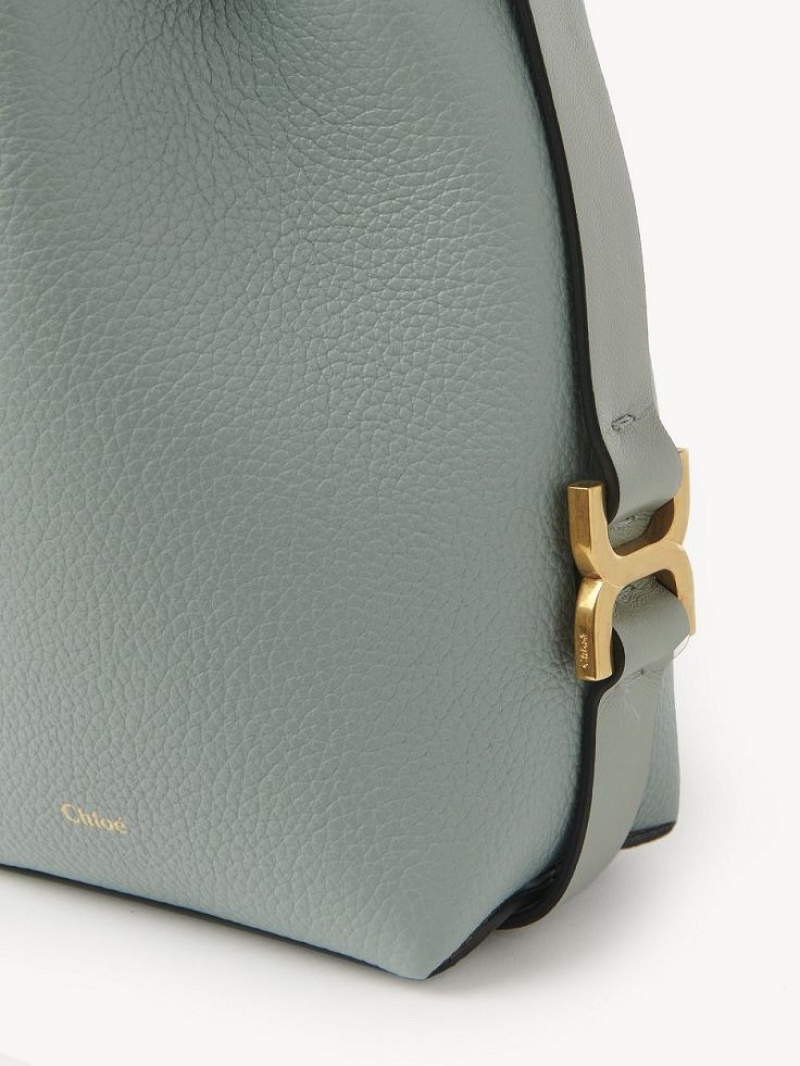 Sacs Crossbody Chloe Marcie Micro Bucket Vert | CHE-SR13589