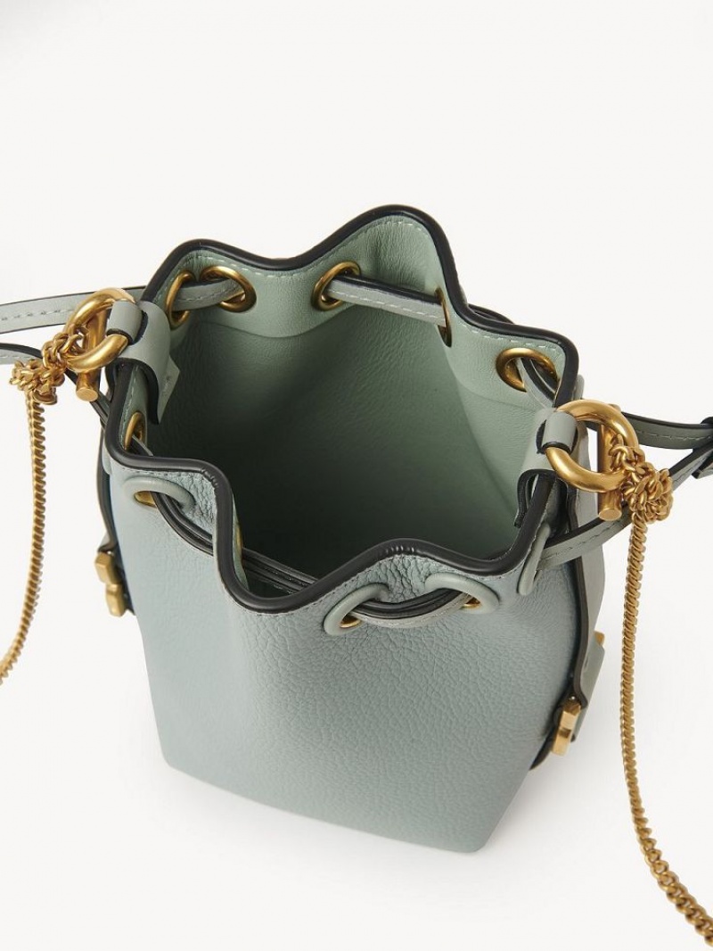 Sacs Crossbody Chloe Marcie Micro Bucket Vert | CHE-SR13589