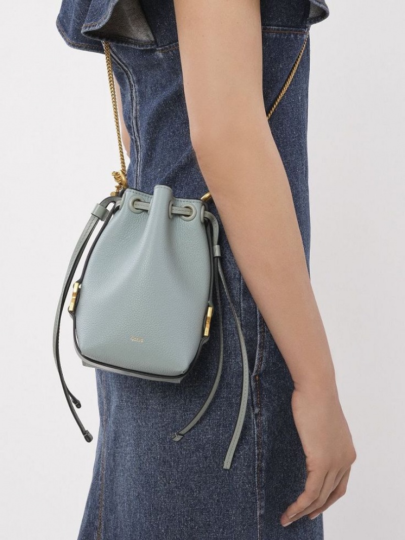 Sacs Crossbody Chloe Marcie Micro Bucket Vert | CHE-SR13589