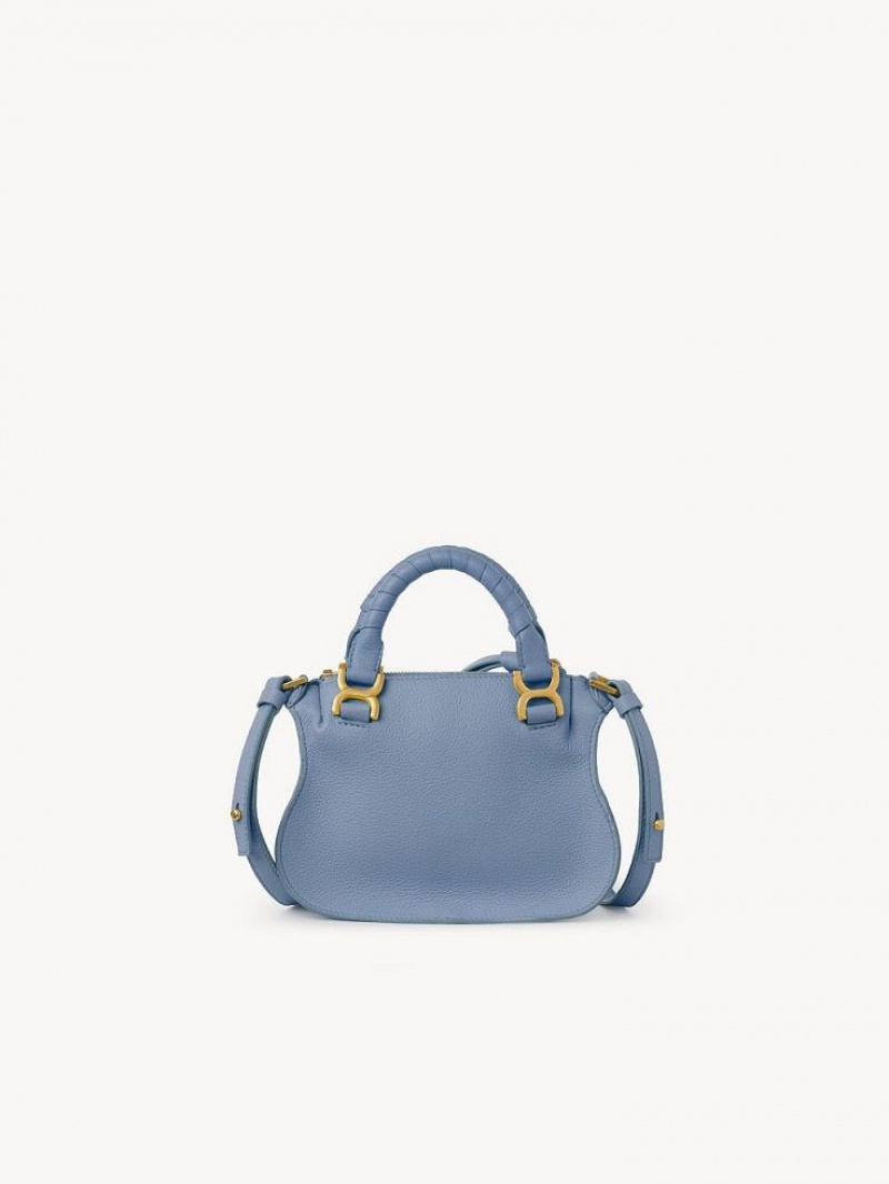 Sacs Crossbody Chloe Marcie Mini Double Carry Bleu Foncé | CHE-SR13563