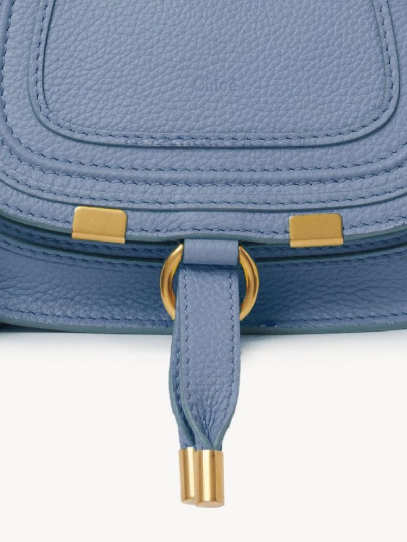 Sacs Crossbody Chloe Marcie Mini Double Carry Bleu Foncé | CHE-SR13563