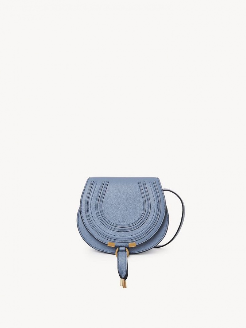 Sacs Crossbody Chloe Marcie Small Bleu Foncé | CHE-SR13496